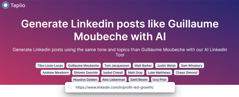 How Does Taplio's AI LinkedIn Post Generator Work